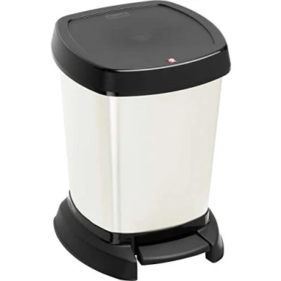 Afbeelding van Rotho Paso Pedaalemmer 6L Wit