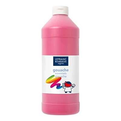 Image de Lefranc Bourgeois Value Peinture gouache rose 1 L