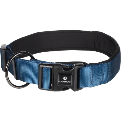 Afbeelding van Flamingo Abbi Halsband Honden Blauw Xxxl 65 70cm 38mm 1st 190688