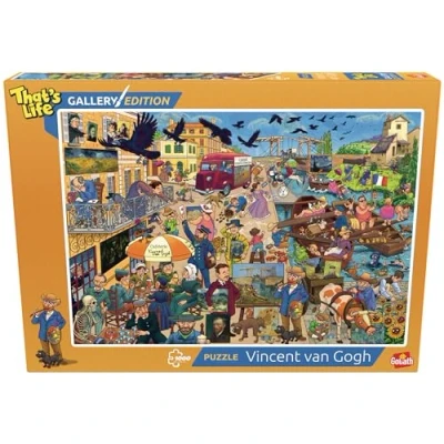 Afbeelding van Goliath That&#039;s Life Gallery Edition: Vincent Van Gogh &#039;23 1000 Puzzelstukjes Legpuzzel (68x48cm)