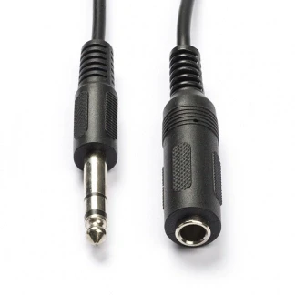 Afbeelding van 6.35 mm jack verlengkabel Nedis 5 meter (Stereo)