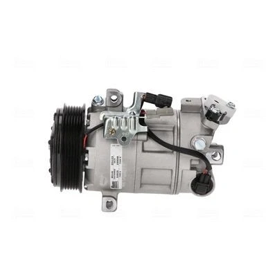 Afbeelding van NISSENS 891141 AC Compressor 92600 4EB2A 12V PAG 46 YF R134a, R1234yf Met compressorolie, magneetkoppeling, Zonder diode NISSAN: Qashqai 2