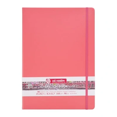 Afbeelding van Talens Art Creation Schetsboek Koraalrood 21 x 29.7 cm 140 g 80 Vellen