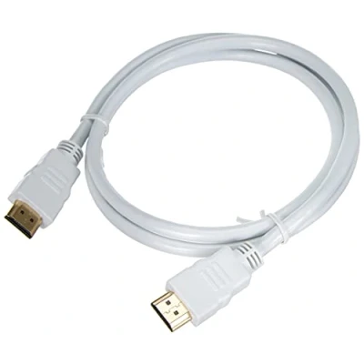 Afbeelding van PremiumCord HDMI + ethernet kabel 4K High Speed 1m compatibel met video 2160p, Full HD 1080p, Deep Color, 3D, ARC, HDR, 3x afgeschermd, 10,2Gbps, vergulde connectoren, wit