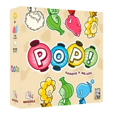 Afbeelding van Musoka Studio Pop ! Jeu de déduction et gestion Main, Mode coopératif compétitif stratégie 1 à 5 joueurs Solo Bilingue MSKPOP010125