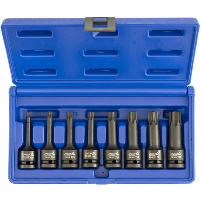 Afbeelding van Torx krachtdoppen 8 delig Torxdoppen set 1/2 duims ASTA