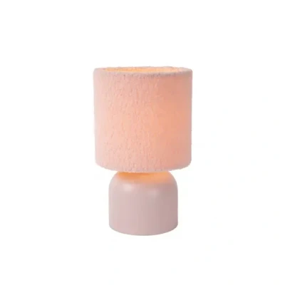Afbeelding van Lucide Tafellamp Woolly 16cm Roze