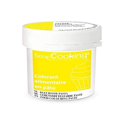 Image de SCRAP COOKING Colorant en Pâte Jaune Citron 20 g