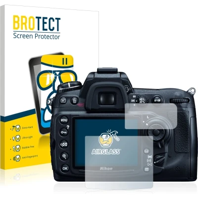 Afbeelding van BROTECT Screenprotector voor Nikon D300 Folie Beschermfolie Beschermglas transparant