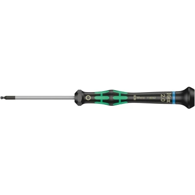 Afbeelding van Wera micro inbus schroevendraaier met kogelkop 2.0 x 60mm