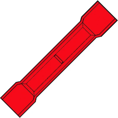 Afbeelding van Kabelverbinder 0.5 x 1.6 mm² 100 stuks (Rood)