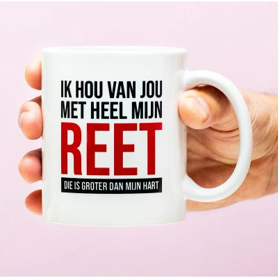 Afbeelding van Mok Ik Hou Van Jou Met Heel Mijn Reet