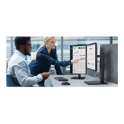 Afbeelding van LG 24BA450 B 24&quot; 1920 x 1080 Full HD (1080p) @ 100 Hz IPS 250 cdm² 1300:1 5 ms HDMI, VGA, DisplayPort luidsprekers