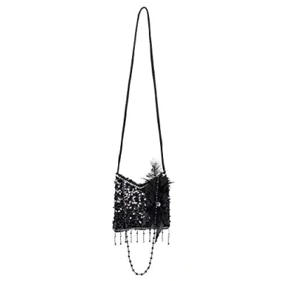 Afbeelding van Boland Schoudertasje Flapper Zwart Volwassenen Vrouwen Charleston Glitter and Glamour 20&#039;s Roaring Twenties