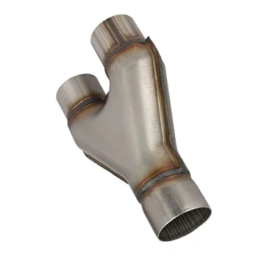 Afbeelding van Y Pipe Dual Universele uitlaatpijp 76 mm 63 roestvrij staal