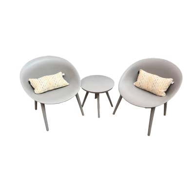 Afbeelding van Driesprong collection Marbella loungeset grijs 3 delig