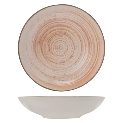 Afbeelding van Cosy &amp; Trendy Diepe Borden Sintra Terracotta ø 21 cm 4 Stuks