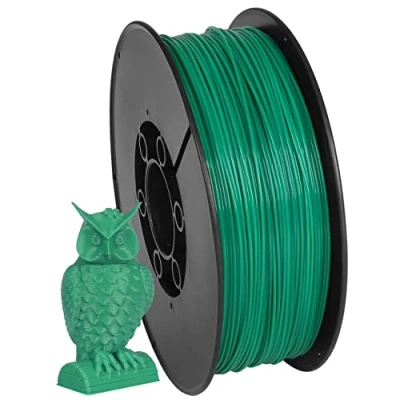 Afbeelding van Groen filament PLA draad 1,75 mm 3D printers GEMAAKT IN EU
