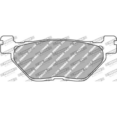 Afbeelding van FERODO RACING FDB2126EF Remblokkenset