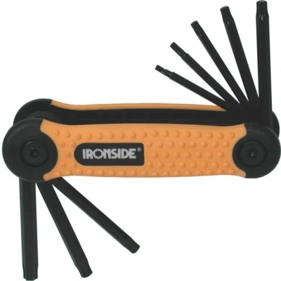Afbeelding van Ironside Inbusset opklapbaar torx 9 40mm 8 delig