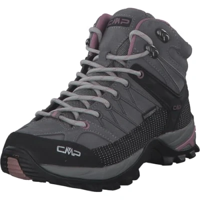 Afbeelding van CMP Rigel MID Trekking Outdoorschoenen, Dames, Maat: 36, Cemento fard Leer