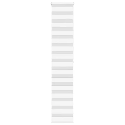 Afbeelding van vidaXL Zebra rolgordijn 40x200 cm stofbreedte 35,9 polyester wit