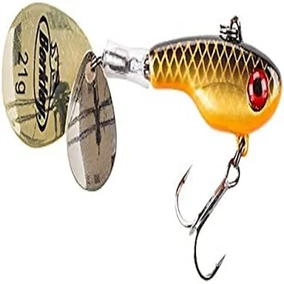 Afbeelding van Berkley Pulse Spintail Dark &amp; Dirty Roach (14 gram) Spinner