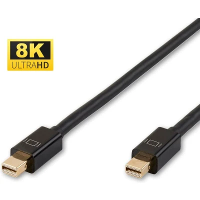 Afbeelding van Microconnect MDPMDP1BV1.4 DisplayPort kabel 1 m Mini Zwart