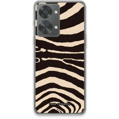Afbeelding van Case Company® hoesje geschikt voor OnePlus Nord 2T Arizona Zebra Soft Cover Telefoonhoesje Bescherming aan alle Kanten en Schermrand