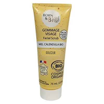 Afbeelding van BORN TO Bio Gezichtsscrub Calendula Ecocert gecertificeerd, 75 ml