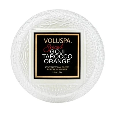 Afbeelding van Voluspa Japonica Spiced Goji Tarocco Orange Macaron Candle Geurkaars 51 gr