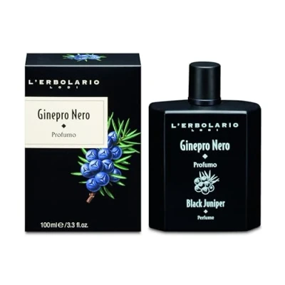 Afbeelding van L&#039;Erbolario, Zwarte jeneverbes herengeur, energieke, moedige en beslissende geur, formaat 100 ml