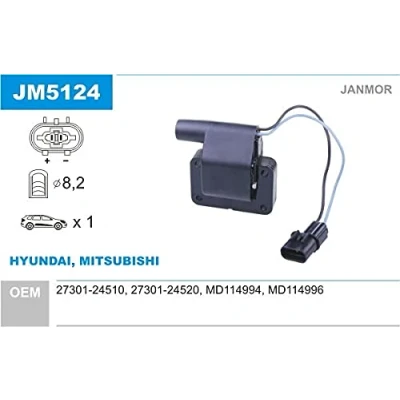 Afbeelding van JANMOR JM5124 Bobine MITSUBISHI: GALANT 5 Stufenheck