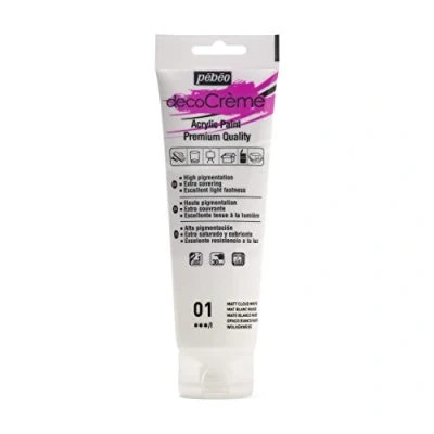 Afbeelding van Verf wolk wit Acryl mat 120 ml Pébéo