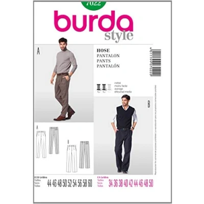 Afbeelding van Burda Naaipatroon 7022 Broek in variaties
