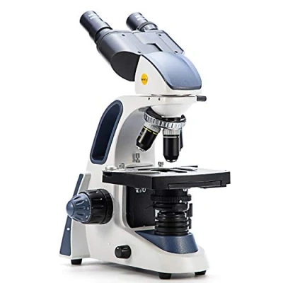 Afbeelding van SWIFT SW380B 40X 2000X vergroting Lab binoculaire microscoop voor onderzoek met 10X en 25X groothoek oculair Abbe condensator Ultra nauwkeurige focus