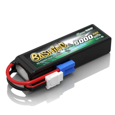 Afbeelding van Gens Ace 5000 mAh 14,8 V 4S1P 50C Lipo Battery Pack met EC5 Plug Bashing Series
