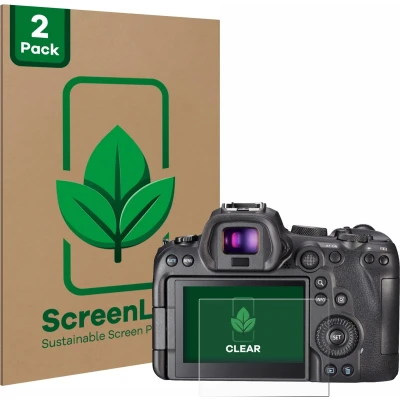 Afbeelding van ScreenLeaf Screenprotector voor Canon EOS R6 Duurzame schermbescherming Folie Beschermfolie transparant (2 Stuks)