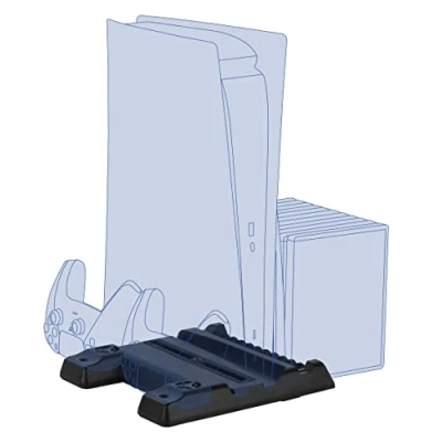 Image de Station Cool et Charge Konix Edition Spaceship pour PS5 Noir