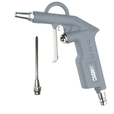 Afbeelding van ABAC G 502 persluchtpistool, luchtpistool met kort en lang mondstuk, 10 cm, mondstuk 2 mm, druk max. 8 bar, aluminium