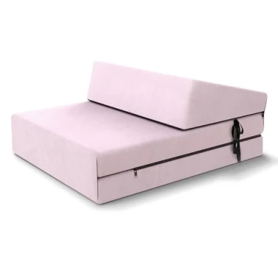 Afbeelding van FDM Suzi Mini vouwmatras 70 x 200 cm, koudschuim, hoogte 9 hardheid H3, Öko Tex gecertificeerd, wasbare Trinity hoes, roze