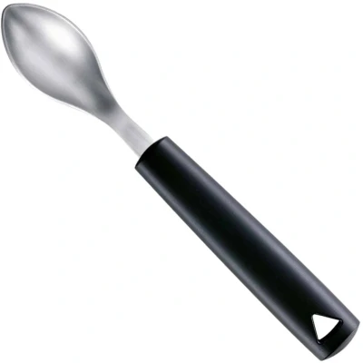 Afbeelding van Triangle Quenelle Lepel Regular 6 cm Roestvrij Staal Ergonomisch Vaatwasserbestendig