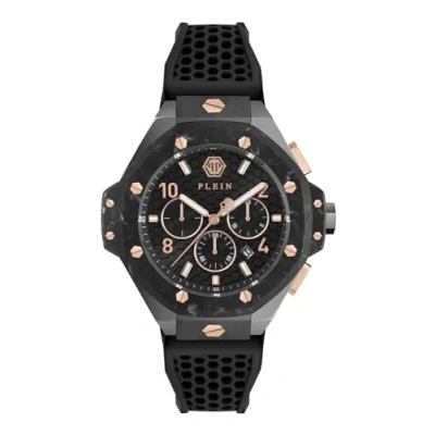 Afbeelding van Philipp Plein Chrono Royal PWPRA0524 Horloge Siliconen Zwart Ø 46 mm