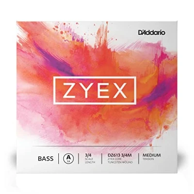 Image de D&#039;Addario DZ613 3/4M Corde seule (La) pour contrebasse Zyex, manche 3/4, Medium