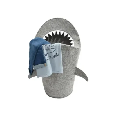 Afbeelding van Stackers Opberg wasmand kinderkamer shark little 75496 Decoratief