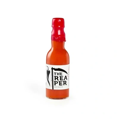 Image de The Reaper 100 ml Sauce Piquante Carolina Extrême 96.581 SHU Fermentée &amp; Vegan Style Louisiana Pour Vrais Amateurs de Piment