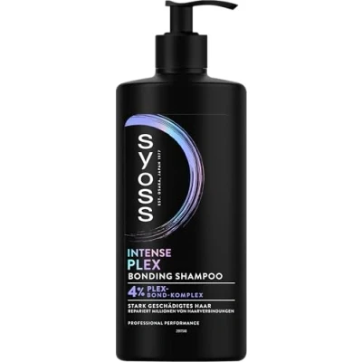 Afbeelding van Syoss Intense Plex Shampoo (440 ml), voor sterk beschadigd en behandeld haar, Hair Repair herstelt miljoenen beschadigde haarverbindingen versterkt met de