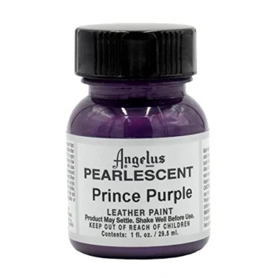 Afbeelding van Angelus Leather Acrylic Paint textielverf voor leren stoffen acrylbasis 29,5ml Parelmoer Paars