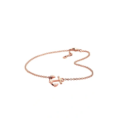 Afbeelding van Elli Enkelbandjes Rose goldcoloured, Dames, Maat: 25, gold coloured