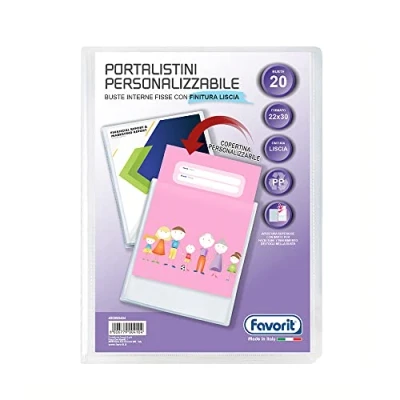 Afbeelding van Favorit 400090484, Presentatiemap, A4, Polypropyleen (PP), Transparant, Mat, Portret